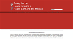 Desktop Screenshot of paroquiascatarinamerces.com