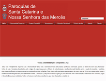 Tablet Screenshot of paroquiascatarinamerces.com
